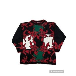 JJ Browne USA Vintage Christmas Sweater Women’s Size L Ugly Sweater‎